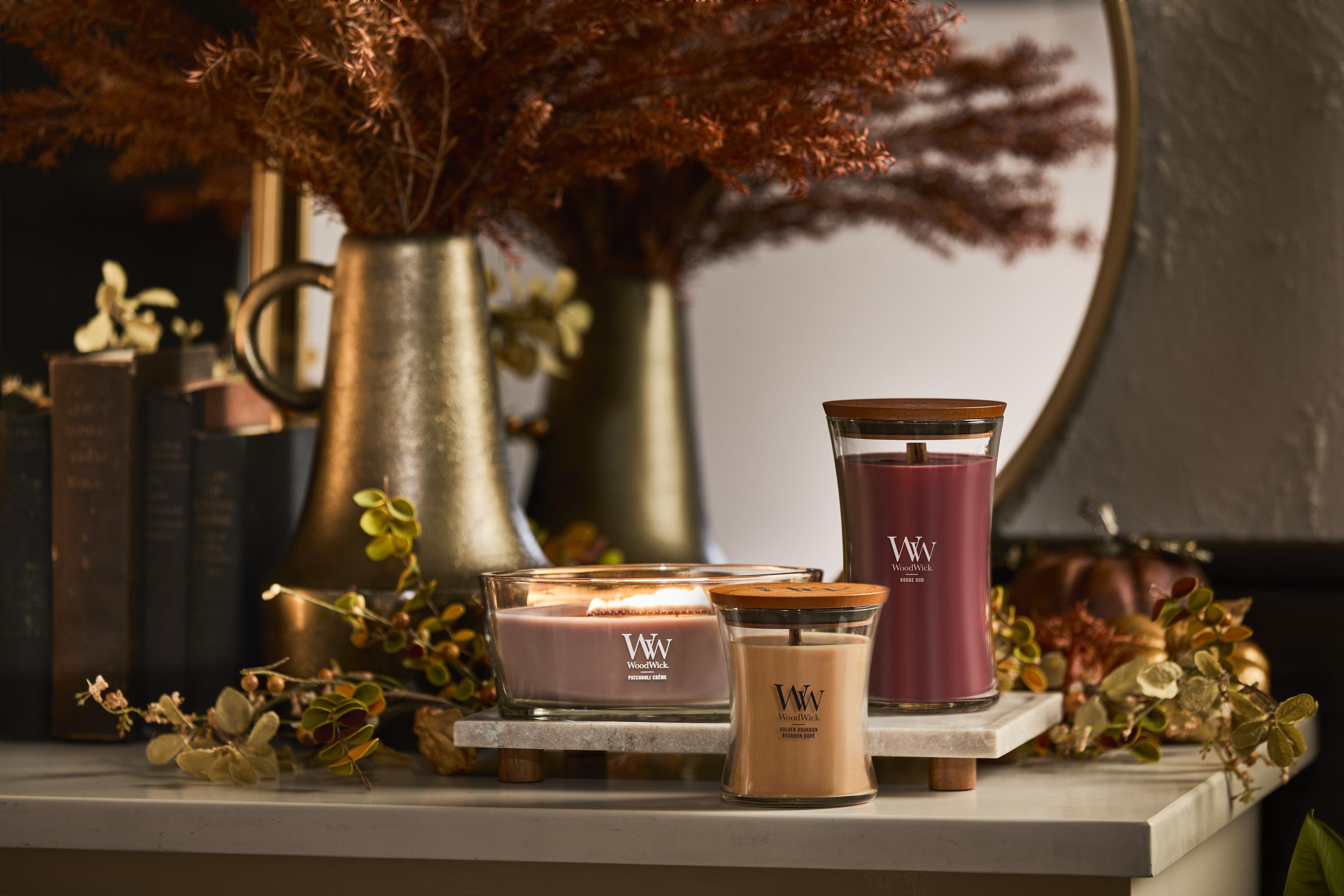 WoodWick Opulent Woods kollekció
