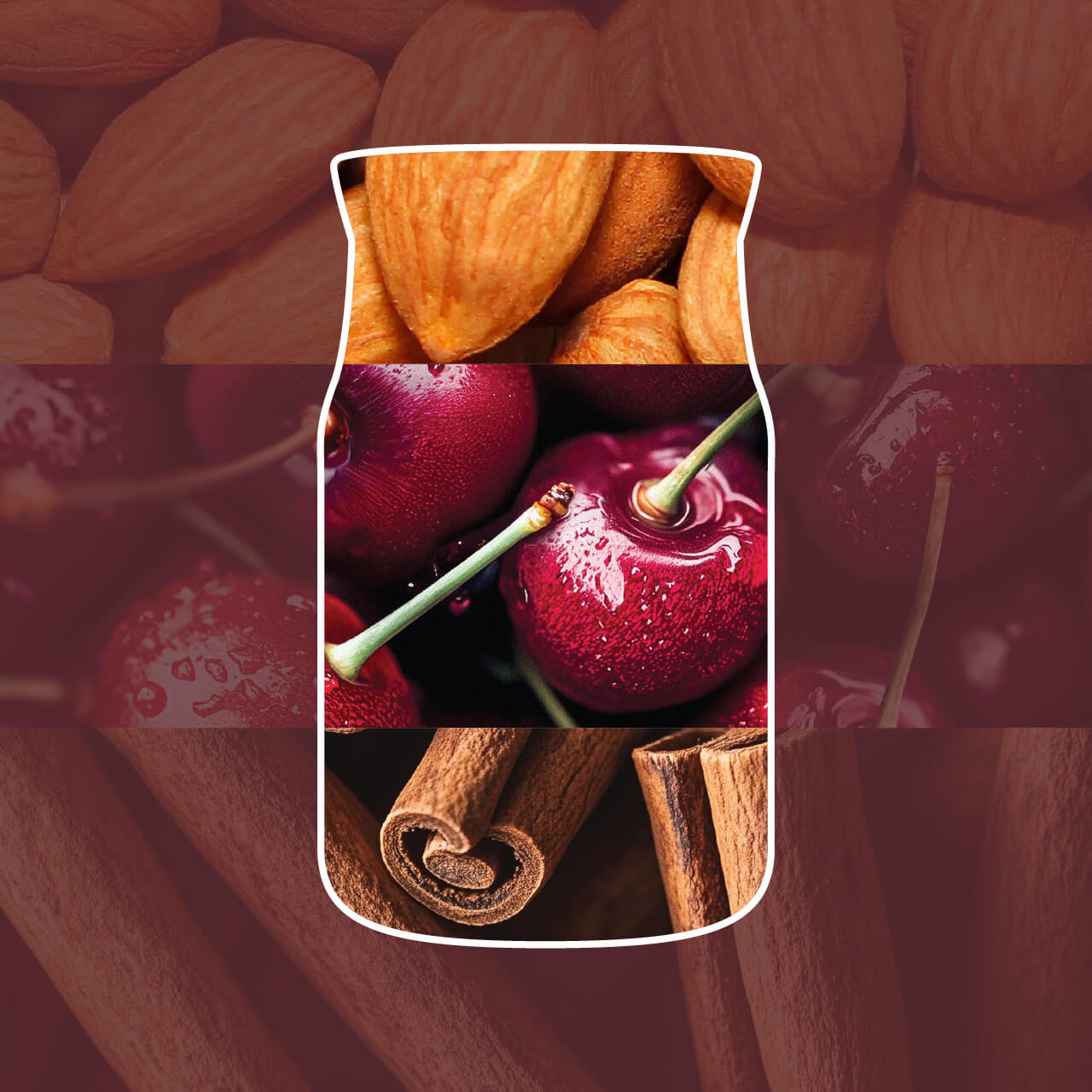Yankee Candle® Black Cherry illatát megidéző hangulati kép