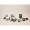 Kép 2/4 - Cypress & Fir háromkanócos ezüst üveggyertya