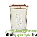 Kép 1/3 - Sheer Linen nagy üveggyertya