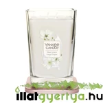 Kép 2/3 - Sheer Linen nagy üveggyertya