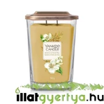 Kép 1/3 - Jasmine & Sweet Hay nagy üveggyertya