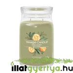 Kép 1/3 - Yankee Candle® Sage & Citrus Signature nagy üveggyertya