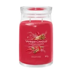 Kép 1/7 - Yankee Candle® Sparkling Cinnamon Signature nagy üveggyertya