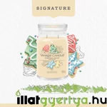 Kép 4/8 - Christmas Cookie Signature nagy üveggyertya 567 g