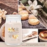 Kép 2/3 - Yankee Candle® Vanilla Creme Brulee Signature nagy üveggyertya 567 g