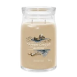 Kép 1/3 - Yankee Candle® Amber &amp; Sandalwood Signature nagy üveggyertya