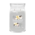 Kép 1/3 - Yankee Candle® Smoked Vanilla &amp; Cashmere Signature nagy üveggyertya