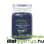 Kép 1/3 - Yankee Candle® Lakefront Lodge Signature nagy üveggyertya