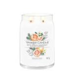 Kép 2/9 - Yankee Candle® White Spruce & Grapefruit Signature nagy üveggyertya 567 g