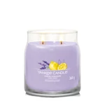 Kép 2/4 - Yankee Candle® Lemon Lavender Signature közepes üveggyertya 368 g
