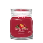 Kép 1/4 - Yankee Candle® Red Apple Wreath Signature közepes üveggyertya