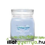 Kép 1/3 - Yankee Candle® Ocean Air Signature közepes üveggyertya