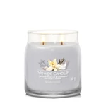 Kép 2/3 - Yankee Candle® Smoked Vanilla & Cashmere Signature közepes üveggyertya 368 g
