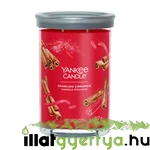 Kép 1/4 - Yankee Candle® Sparkling Cinnamon Signature nagy poharas gyertya