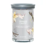 Kép 1/4 - Yankee Candle® Smoked Vanilla &amp; Cashmere Signature nagy poharas gyertya