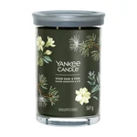 Kép 1/3 - Yankee Candle® Silver Sage &amp; Pine Signature nagy poharas gyertya