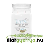 Kép 1/8 - Yankee Candle® Clean Cotton Signature nagy üveggyertya