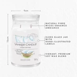 Kép 3/8 - Yankee Candle® Clean Cotton Signature nagy üveggyertya 567 g