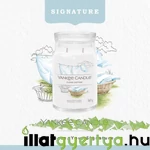 Kép 2/8 - Clean Cotton Signature nagy üveggyertya 567 g