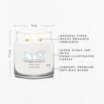 Kép 4/8 - Yankee Candle® Clean Cotton Signature közepes üveggyertya 368 g