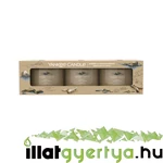 Kép 1/8 - Amber & Sandalwood üveges mintagyertya szett