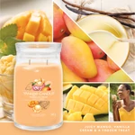 Kép 2/5 - Yankee Candle® Mango Ice Cream Signature nagy üveggyertya 567 g