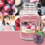 Kép 2/4 - Sweet Plum Sake nagy üveggyertya