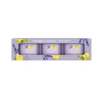 Kép 1/3 - Lemon Lavender üveges mintagyertya szett