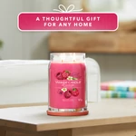 Kép 2/5 - Yankee Candle® Red Raspberry Signature nagy üveggyertya 567 g