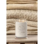Kép 2/4 - Yankee Candle® Warm Cashmere Signature nagy üveggyertya 567 g
