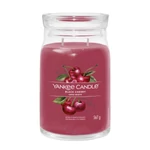 Kép 1/8 - Yankee Candle® Black Cherry Signature nagy üveggyertya