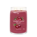 Kép 2/8 - Yankee Candle® Black Cherry Signature nagy üveggyertya 567 g