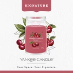 Kép 7/8 - Yankee Candle® Black Cherry Signature nagy üveggyertya 567 g