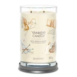 Kép 2/4 - Yankee Candle® Soft Wool & Amber Signature nagy poharas gyertya 567 g