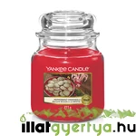 Kép 1/3 - Yankee Candle® Peppermint Pinwheels klasszikus közepes üveggyertya