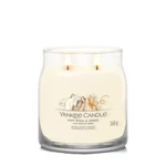 Kép 2/3 - Yankee Candle® Soft Wool & Amber Signature közepes üveggyertya 368 g
