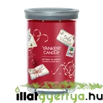 Kép 1/4 - Yankee Candle® Letters to Santa Signature nagy poharas gyertya