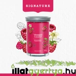 Kép 4/6 - Red Raspberry Signature nagy poharas gyertya 567 g