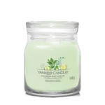 Kép 1/3 - Yankee Candle® Cucumber Mint Cooler Signature közepes üveggyertya