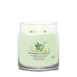 Kép 2/3 - Yankee Candle® Cucumber Mint Cooler Signature közepes üveggyertya 368 g