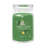 Kép 1/4 - Yankee Candle® Shimmering Christmas Tree Signature nagy üveggyertya