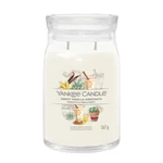 Kép 1/6 - Yankee Candle® Sweet Vanilla Horchata Signature nagy üveggyertya