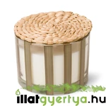 Kép 1/4 - Cotton & Teak Al Fresco nagy üveggyertya