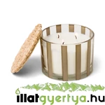 Kép 3/4 - Cotton & Teak Al Fresco nagy üveggyertya