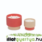 Kép 2/2 - Amber & Smoke Color Block kis kerámia gyertya 170 g