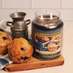 Kép 4/4 - Cheerful Candle® Blueberry Muffins nagy üveggyertya 680 g