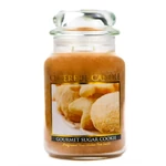 Kép 1/3 - Cheerful Candle® Gourmet Sugar Cookie nagy üveggyertya 680 g