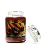 Kép 2/3 - Cheerful Candle® Cinnamon Twist nagy üveggyertya 680 g