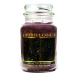 Kép 1/4 - Cheerful Candle® Cheerful Candle® Branches &amp; Berries nagy üveggyertya 680 g